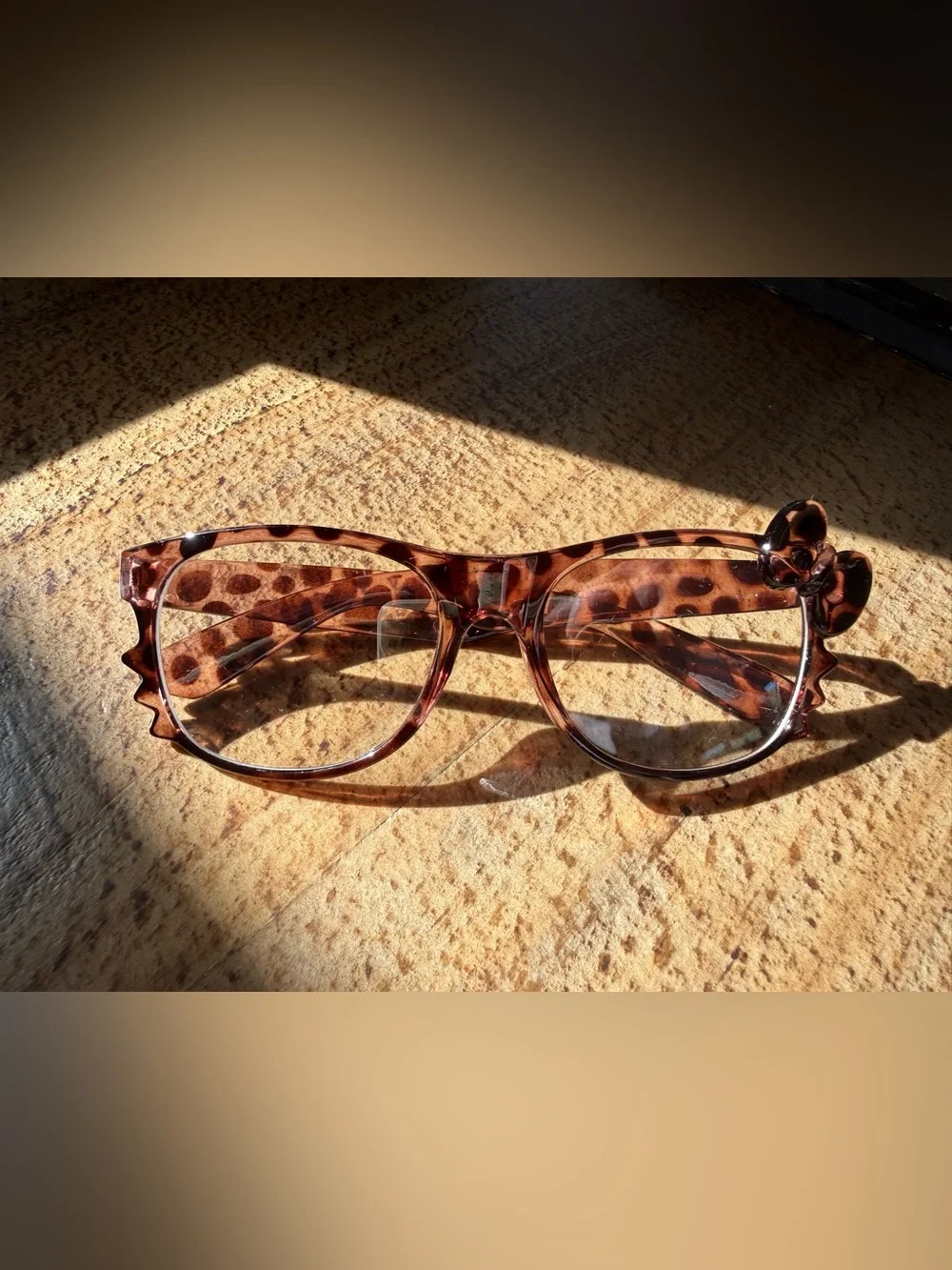 Kitty Frame Tortoiseshell Glasses